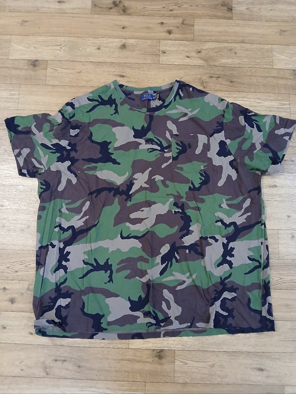 Polo by Ralph Lauren Green Brown & Black Camo Short-Sleeve Tee